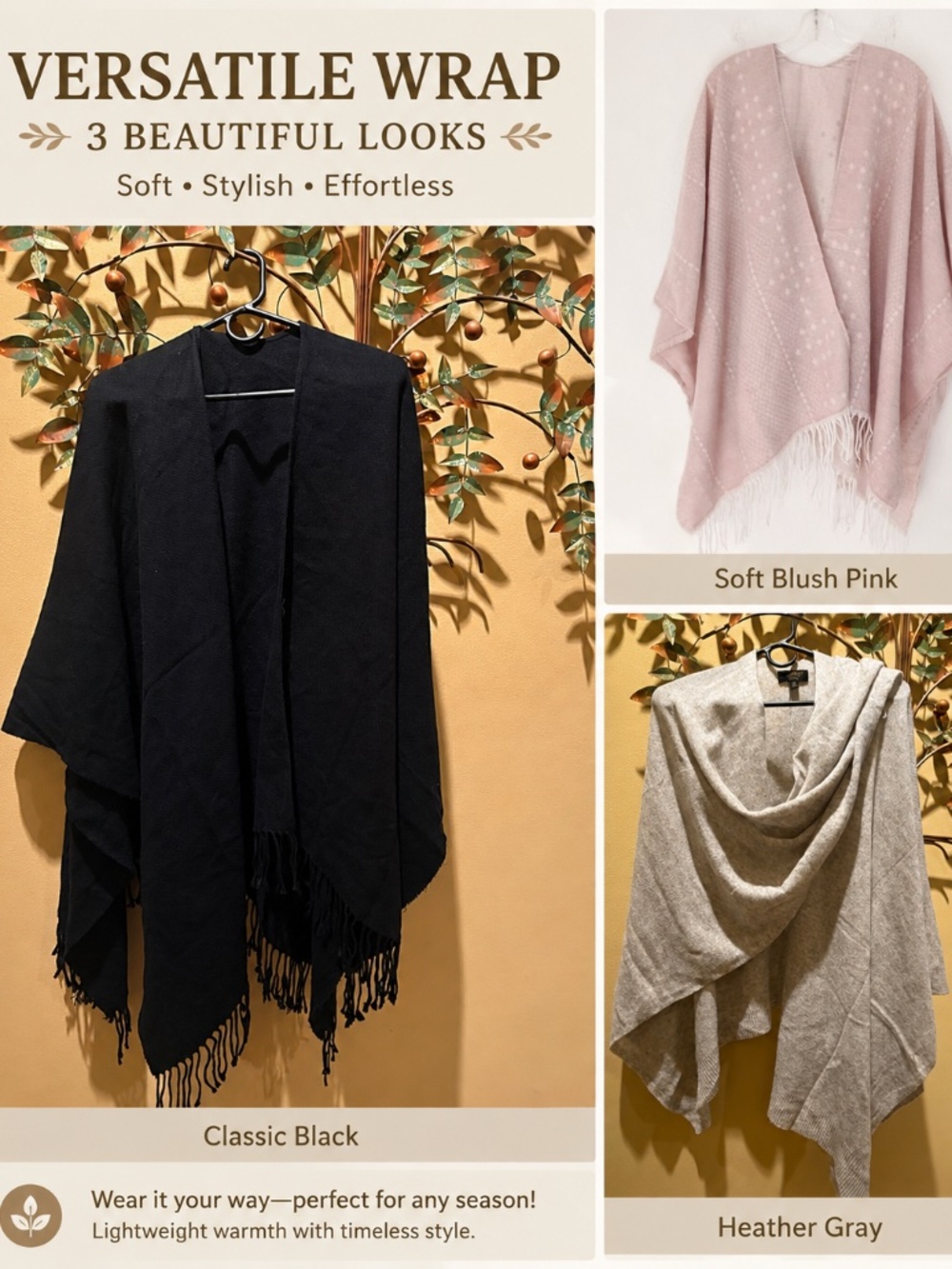 3 Piece Shawl Collection